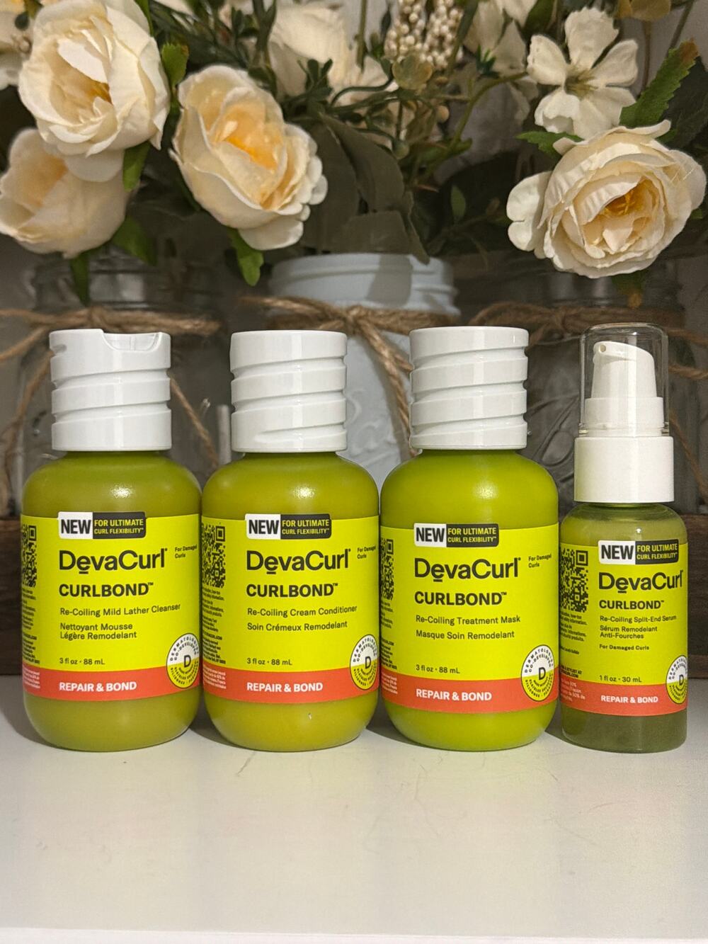 DevaCurl CurlBond Repair Starter Kit Travel Size Set NIB